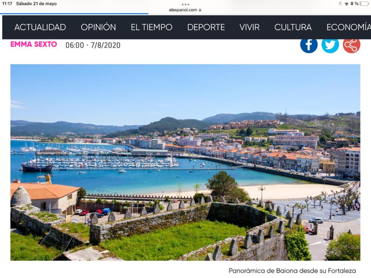 Apartmán Loft Ladeira Real Baiona Exteriér fotografie